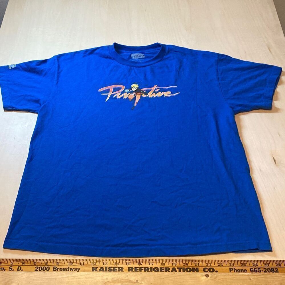 Primitive Skate x Naruto T-Shirt Blue - Size X Large 2002